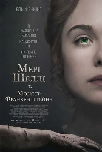 постер Мері Шеллі та монстр Франкенштейна